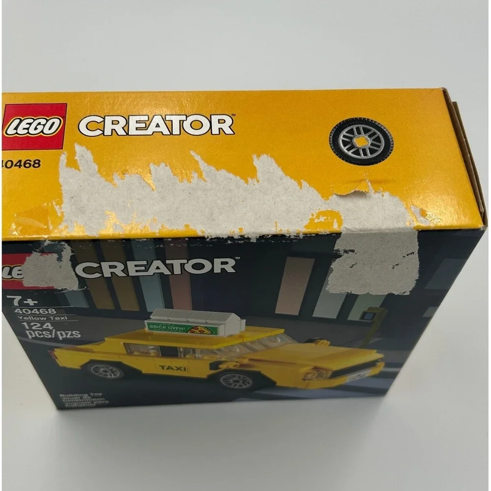 LEGO Creator Yellow Taxi 40468 Yellow New Sealed Box Damage 124pc